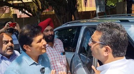 Screengrab from video (Twitter/@Saurabh_MLA)