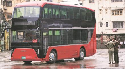 The new double decker buses that run on electricity were started by the Brihanmumbai Electric Supply and Transport (BEST) on August 18.