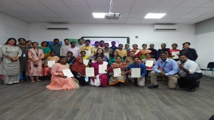 Based on the level check results the academic team worked on the content for the courses.