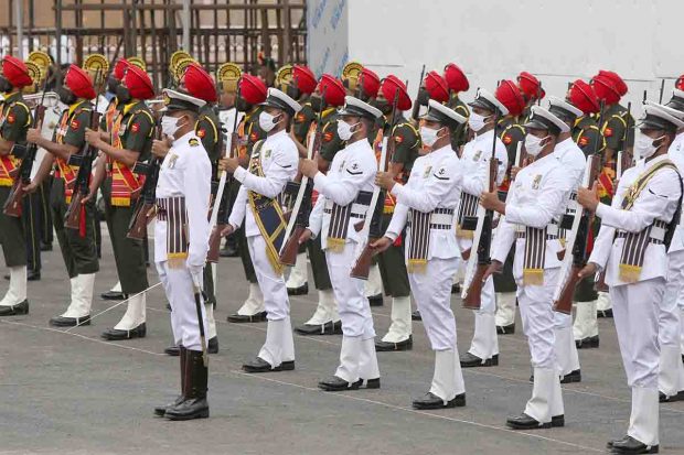 Glimpses of dress rehearsal of the upcoming Independence Day Celebrations at Red Fort in Delhi on August 11, 2022. Photo Credit: Ministry of Defence
