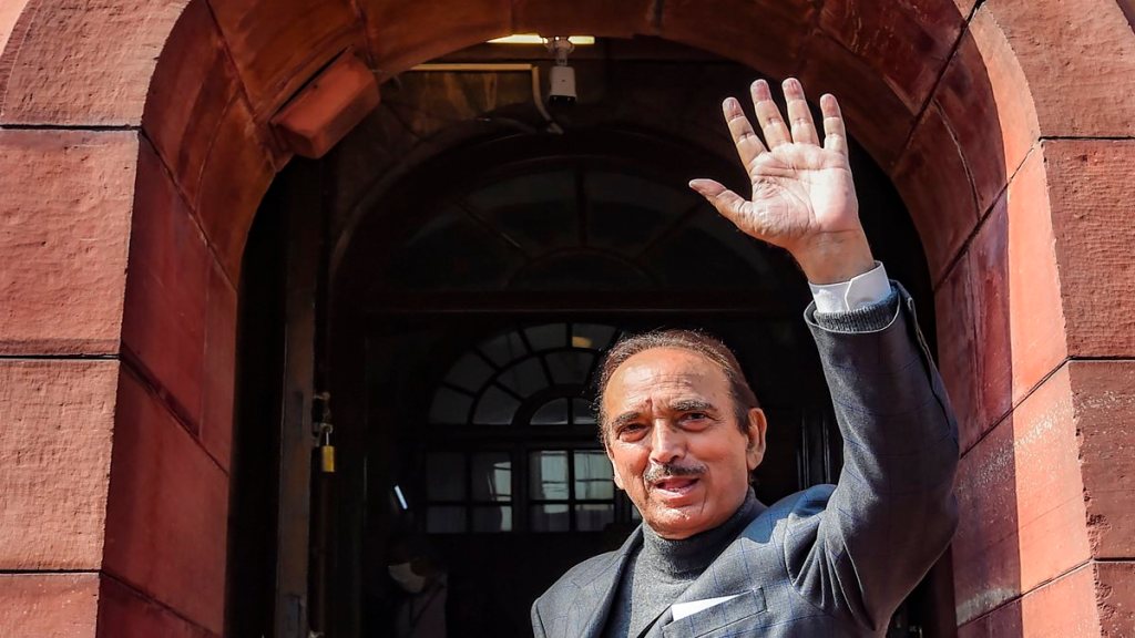 Former Congress leader Ghulam Nabi Azad at Parliament House Complex. (Photo: PTI/File Image)
