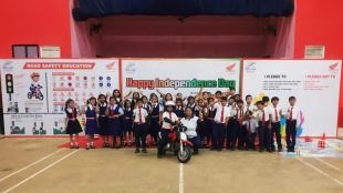 Honda Motorcycle & Scooter India conducts Road Safety campaign in Raipur