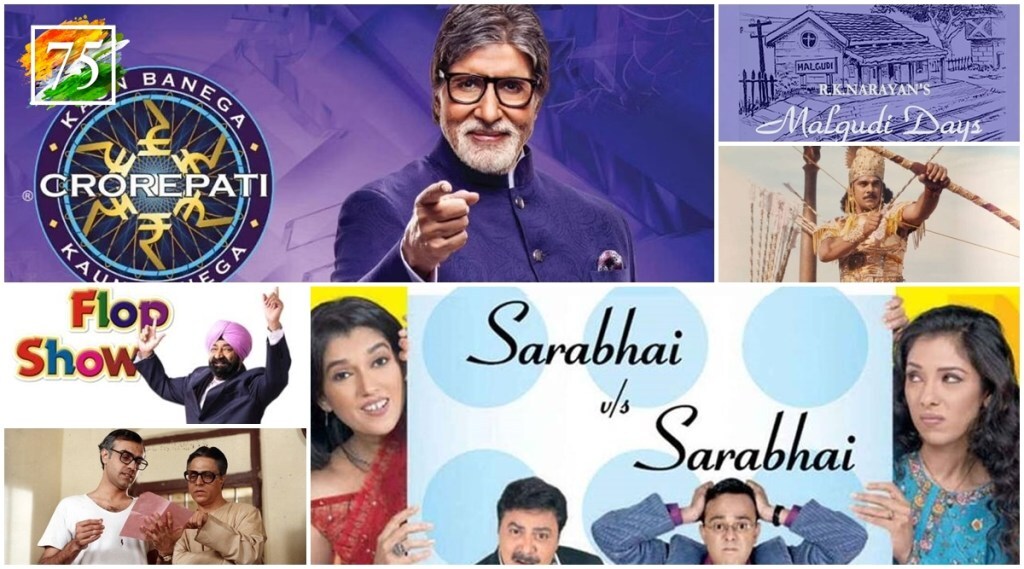 India at 75 iconic tv shows
