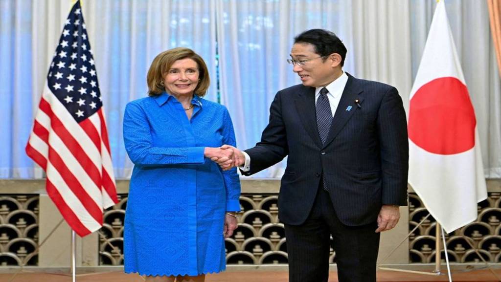 Japan PM Fumio Kishida pelosi meet