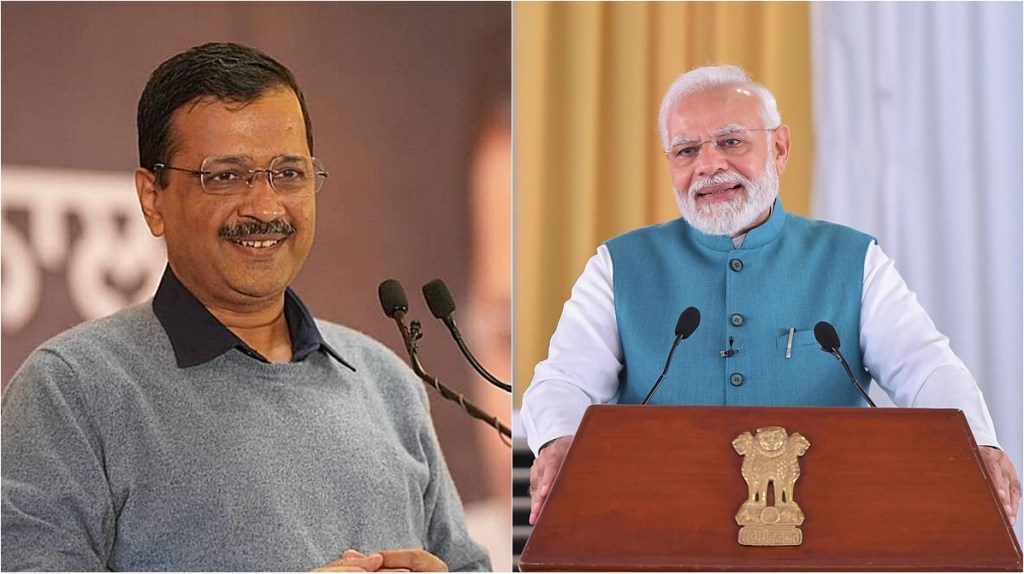 Kejriwal and PM Modi