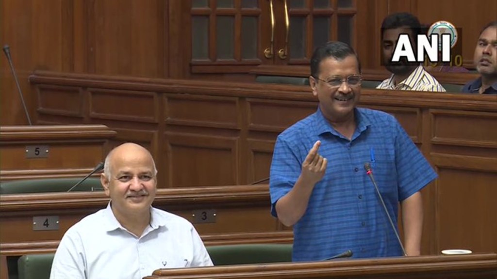 Manish Sisodia and Arvind Kejriwal