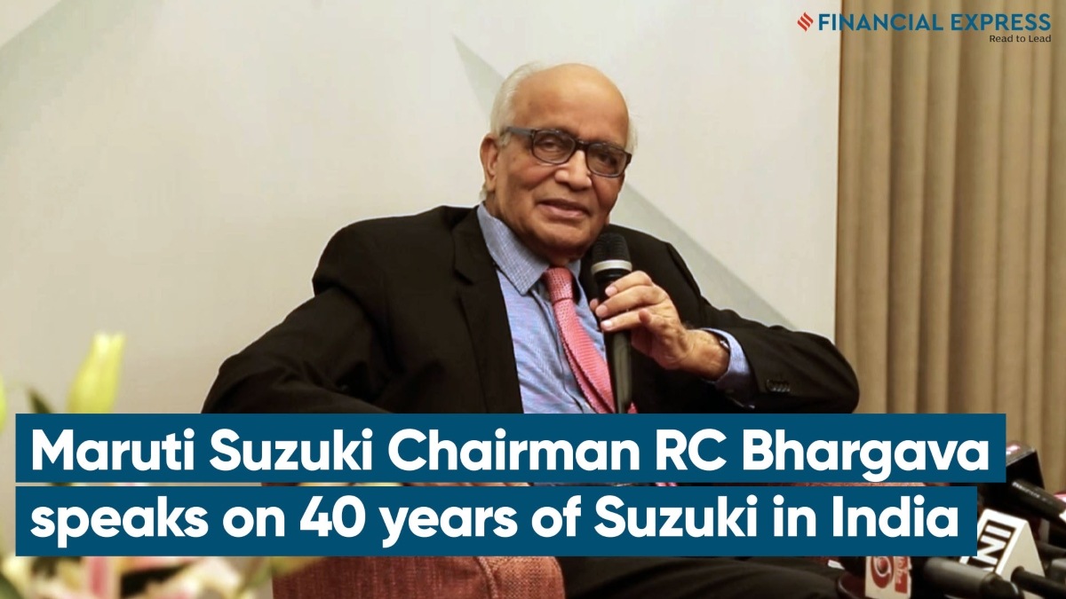 Maruti Suzuki Chairman RC Bhargava speaks on 40 years of Suzuki in India