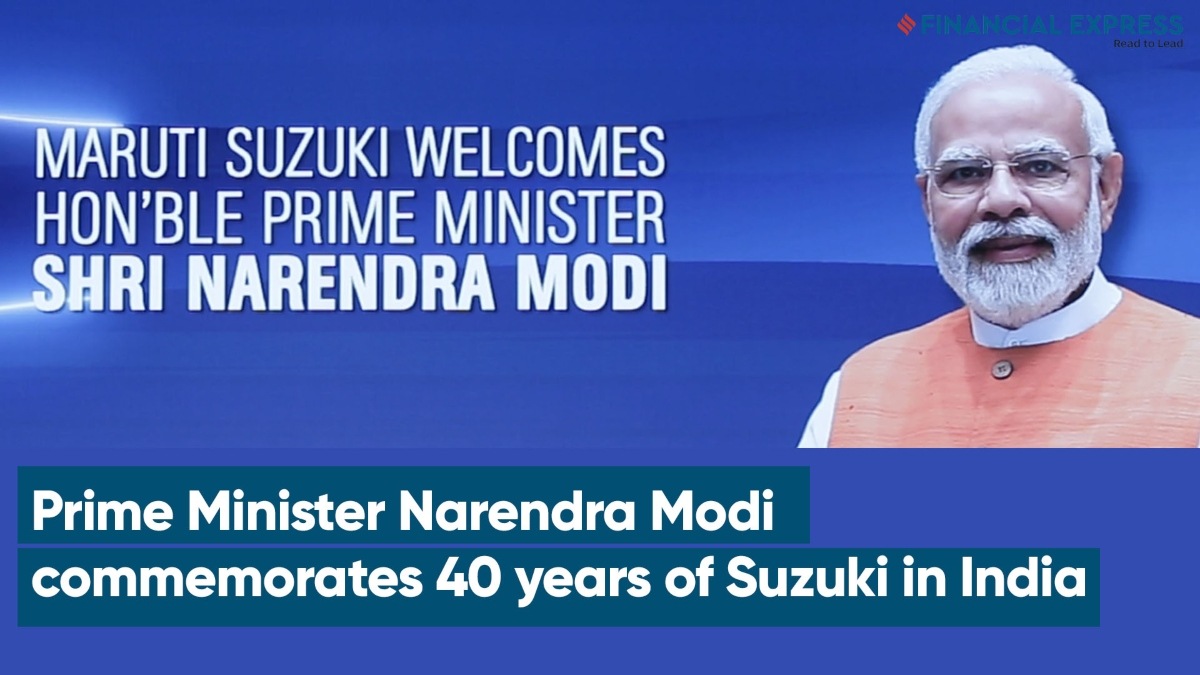 PM Narendra Modi commemorates 40 years of Suzuki in India