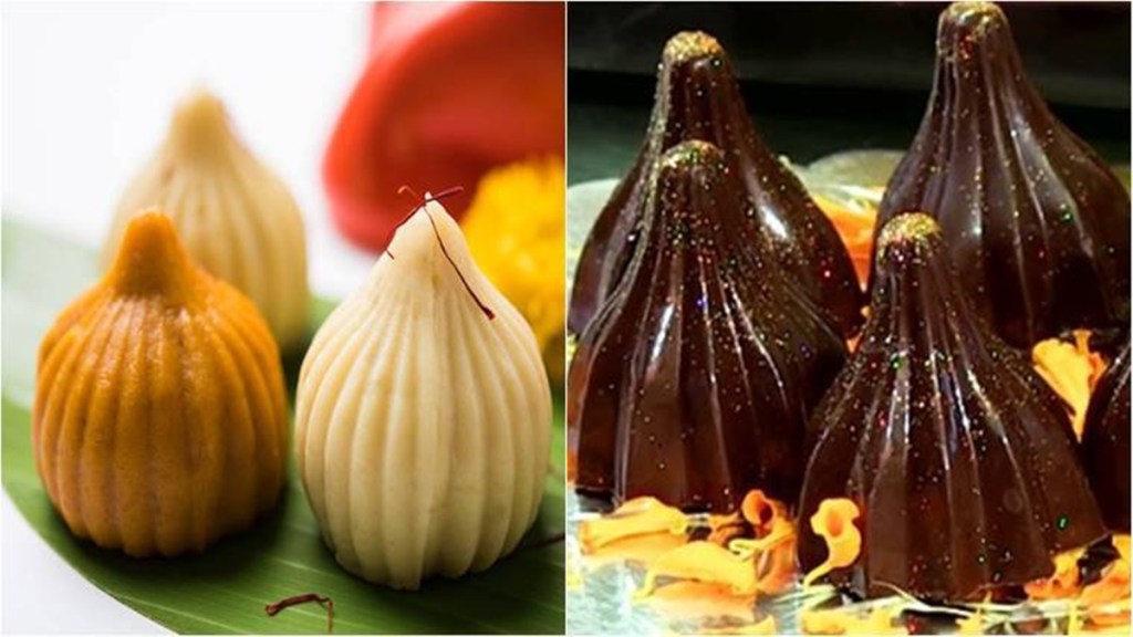 Modak is considered to be one of the favourite desserts of Lord Ganesha. (Source: IE/Photos by Chef Vaibhav Bhargava and Chef Vipin Kishore)