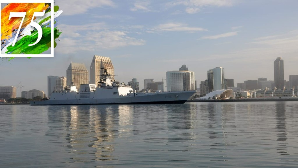 Indian Navy ships set to unfurl national flag in different continents Indian Navy ships set to unfurl national flag in different continents