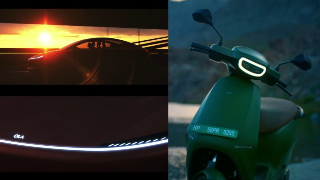 Ola Electric Car and S1 Pro Khaki