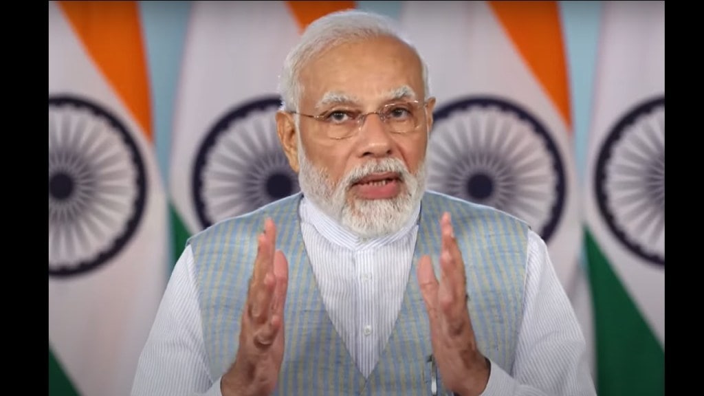 PM Modi interacted with students from different institutes and schools. PM Modi interacted with students from different institutes and schools.