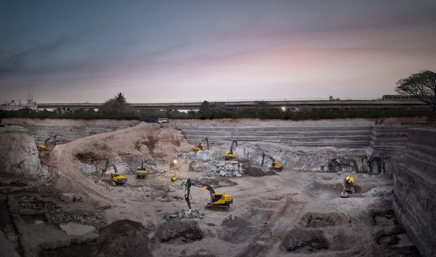 Volvo CE equipment.