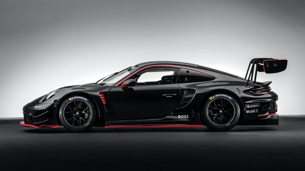 Visually, the 911 GT3 R looks like a mean machine meant for the track. It comes drenched in black and has red accents on the lower lip of the front splitter, sides and rear. Even the top portion of the cabin curve gets a red accent and so do the right and left sides of the wing at the back. There is another strip of red that runs across the middle of the bonnet and the rood. To facilitate a better flow of air, the designers have carved plenty of fins on the bumper and the sides which also adds to the overall aesthetic of the vehicle.