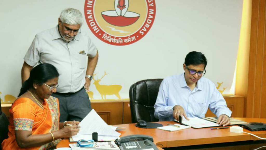 A Memorandum of Understanding (MoU) was signed professor V Kamakoti, director, IIT Madras, and R Meenakumari, director, NIS.
