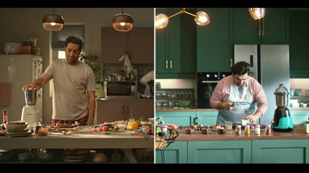 The newly launched TVC demonstrates the approach of two characters – the Crompton man and the regular man that represent the very notion of eat to live and live to eat good food