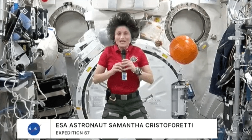 In a video message, Cristofiretti talked about the various projects that the organization has collaborated with other space agencies. 