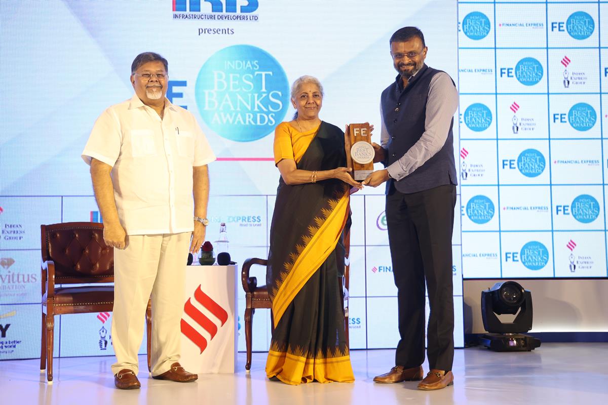 The Non- Banking Financial Company category winner is Sundaram Finance And Aavas Financiers (Express Photo team)