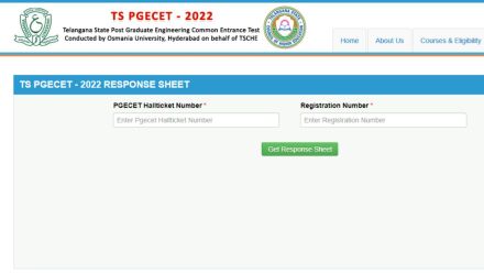 TS PGECET answer key 2022 TS PGECET answer key 2022