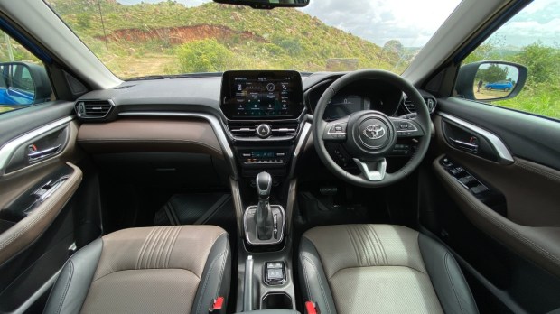 Toyota Urban Cruiser Hyryder interior dashboard