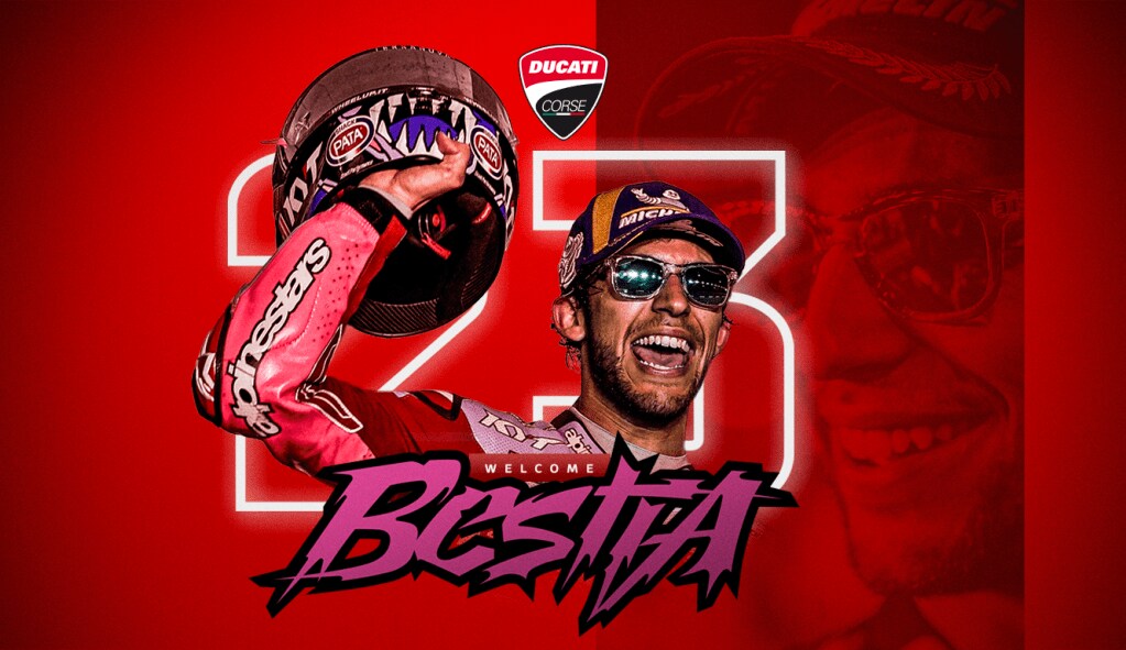 Ducati announce Enea Bastianini to partner Francesco Bagnaia from next MotoGP season