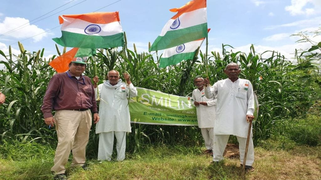 Smiling Tree in collaboration with DC Office Gurugram, Haryana Government and KRMU conducted a Plantation Drive at Village Lakhuwas.