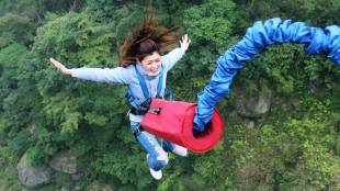 bungee jumping, bungy jumping in rishikesh, goa bungy jumping, jumpin heights, adventure sports