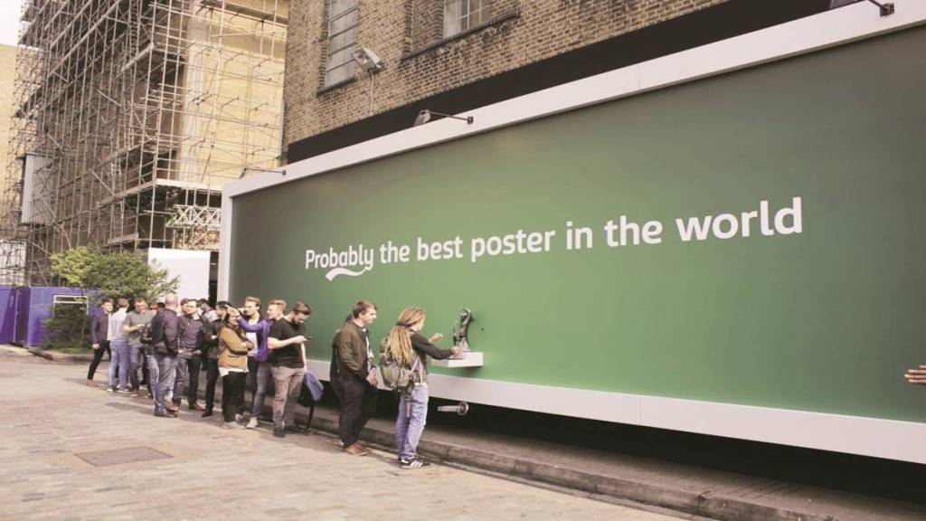This was a billboard that called itself a poster