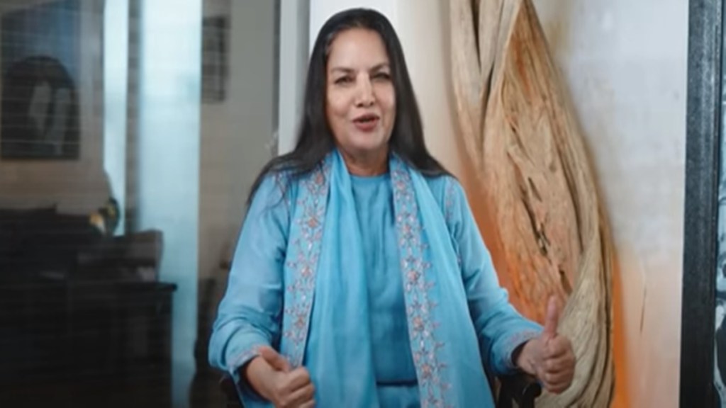 As part of the campaign, actor Shabana Azmi encourages seniors to build a sense of identity and self-worth.