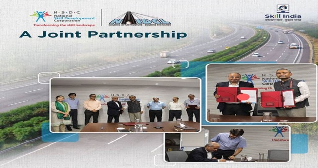 NHIDCL inks MoU with NSDC for skill development initiatives