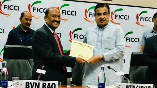 Nitin Gadkari and BVN Rao