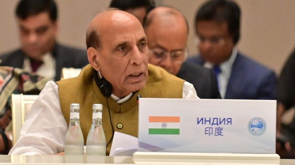 rajnath singh at sco meet, tashkent