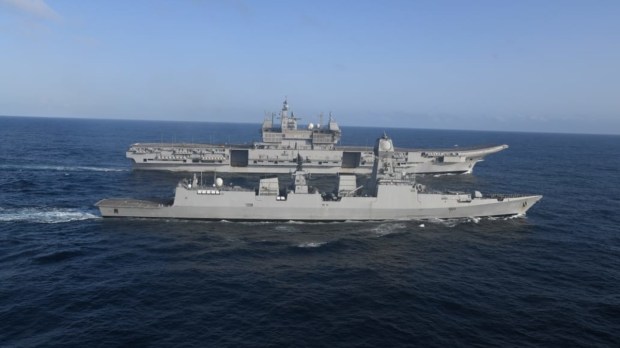 `INS Vikrant’ which can strengthen peace and security in the Indo-Pacific Region. Credit (Indian Navy)