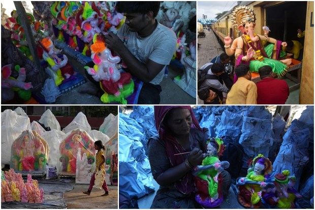 As the festival of Ganesh Chaturthi is inching closer, preparations are gaining momentum across the country. Also known as Vinayaka Chaturthi, it will be celebrated on August 31st this year. It is a Hindu festival in which people celebrate the arrival of Lord Ganesh, son of Lord Shiva, to earth from Kailash Parvat with his mother Goddess Parvati. In homes, people install small statues of Lord Ganesh. Huge statuses are also installed inside elaborate pandals in different parts of the country. Chanting of Vedic hymns, Hindu texts (such as prayers) and fasting are all part of the festival. In public venues, at some places, athletic and martial arts competitions are also held.Also read Ganesh Chaturthi 2022: Know Shubh Muhrat, Mantras to chant, and moreOn the tenth day, the festival ends. With music and group chanting, the idol is carried in a public procession and then immersed in a nearby lake, river or sea. Here's a glimpse of the preparations across India: