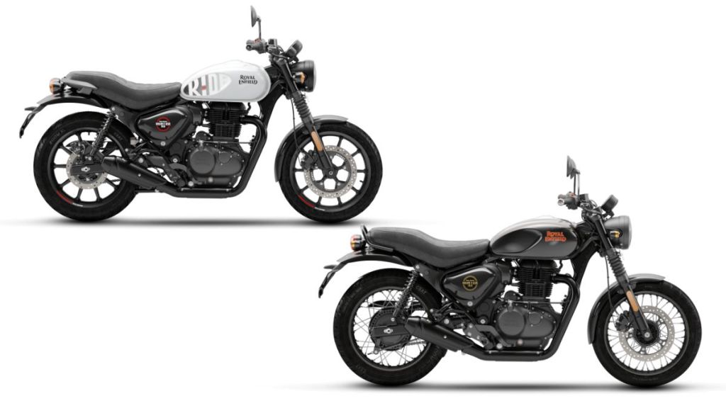 royal enfield hunter 350 retro vs metro comparison