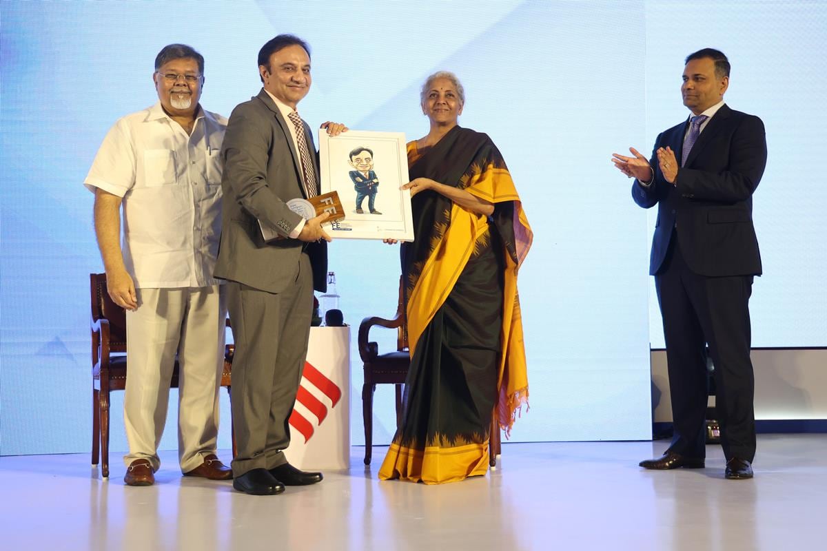 The winner of FE India’s Best Banks Banker of the Year award 2020-21 is Mr. Sandeep Bakshi , MD & CEO- ICICI Bank(Express Photo team)