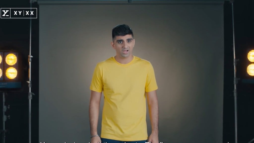 The ad film kicks off in a studio with a director narrating a suspicious script to the protagonist of the advertisement