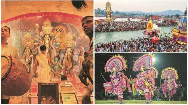 heritage of India, Kumbh Mela, yoga, durga puja, Nawrouz
