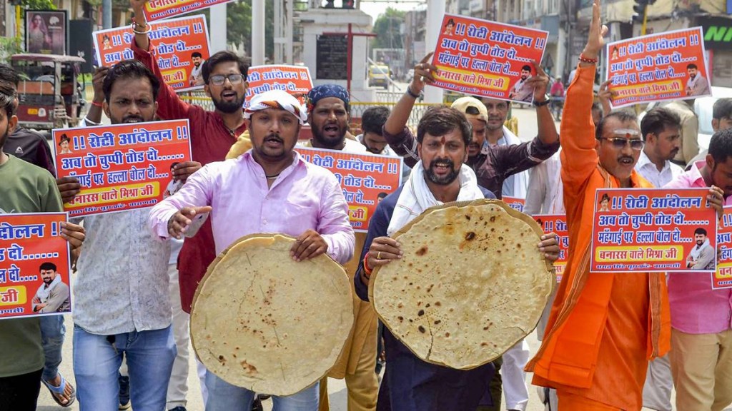 unemployment, inflation, Congress party, agricultural wages