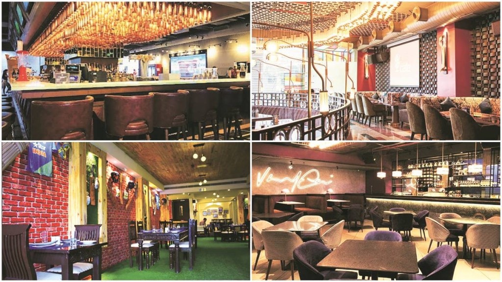 Sports bars and cafes, one8 Commune, RCB Bar & Café, Delhi Daredevils Sports Bar,