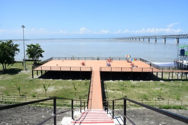 Across the Brahmaputra river, the Government of India is also identifying avenues to promote inland navigation and river cruise tourism. (Image: Twitter/Ministry of Railways)