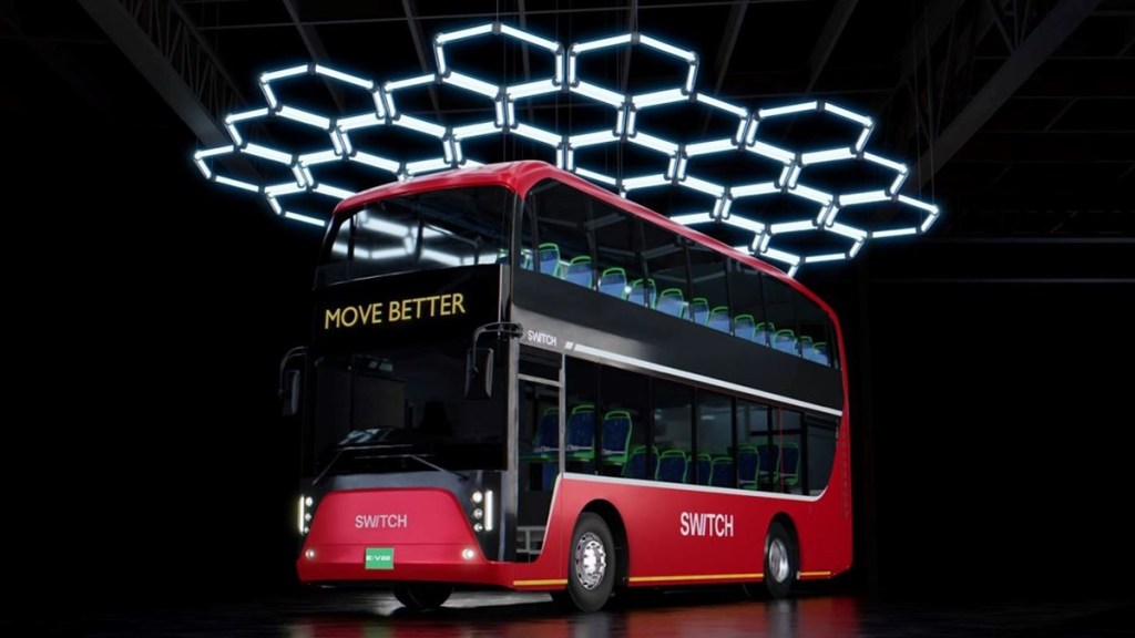 Switch Mobility, Switch Mobility double decker bus, first electric double decker bus