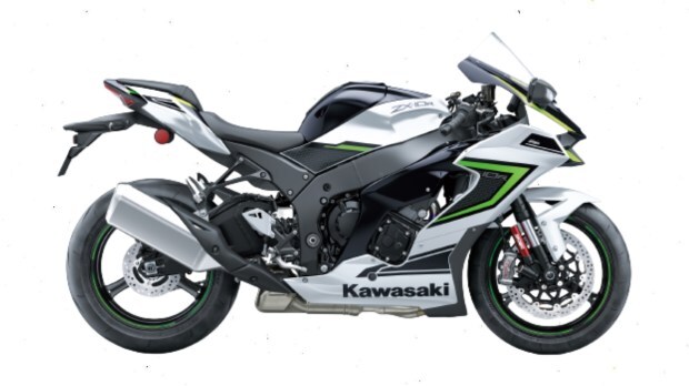Kawasaki Ninja ZX-10R white colour
