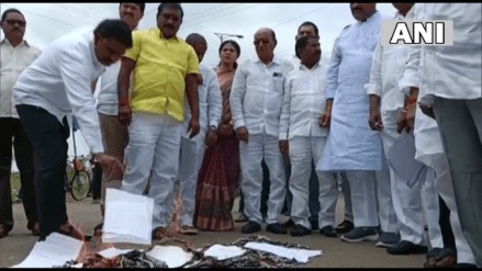 Andhra Pradesh: TDP protests govt move to rename university after YSR in Assembly, 13 MLAs suspended Andhra Pradesh: TDP protests govt move to rename university after YSR in Assembly, 13 MLAs suspended