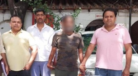 Anil Chauhan arrested. (Photo: Twitter/@DCPCentralDelhi