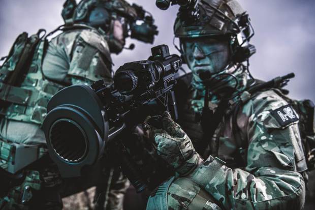 The new version M4 comes with a specialised ammunition, and has picatinny rails. This for fixing different sights and also to adjust grips based on the height of the soldier. (Photo: SAAB)