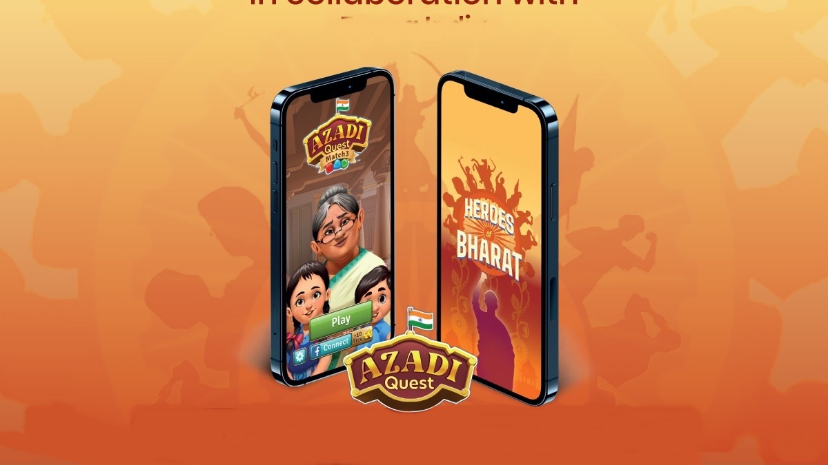 Titled Azadi Quest: Match 3 Puzzle and Azadi Quest: Heroes of Bharat, the aim behind these applied games is to educate, entertain and engage not just the older generation but also the younger audiences.