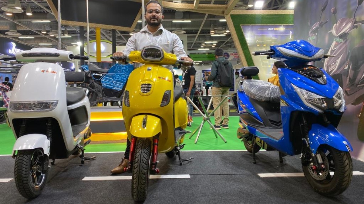 Enigma showcases six new e-scooters at EV India Expo 2022