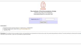 ICMAI CMA June 2022 results download