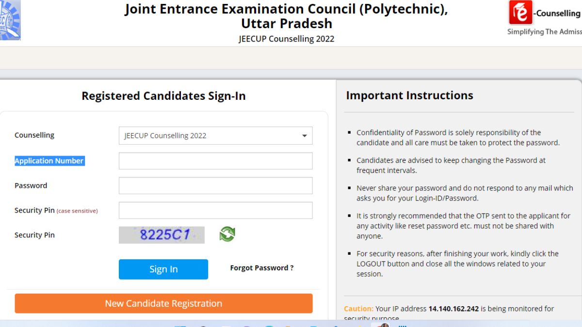 JEECUP Counselling 2022, JEECUP Counselling 2022 round 4 registration link, jeecup counselling 2022 4th round